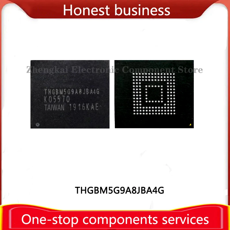 

THGBM5G9A8JBA4G 100% рабочий, 100% качественный чип EMMC BGA153 64 ГБ для мобильных телефонов, жестких дисков и компьютерных накопителей THGBM5G9A8