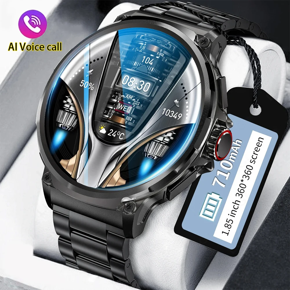 

2024 New GPS Smart Watch 710mAH Large Battery 1.85-inch HD Large Screen Bluetooth Call Heart Rate Health Monitoring Smartwatches