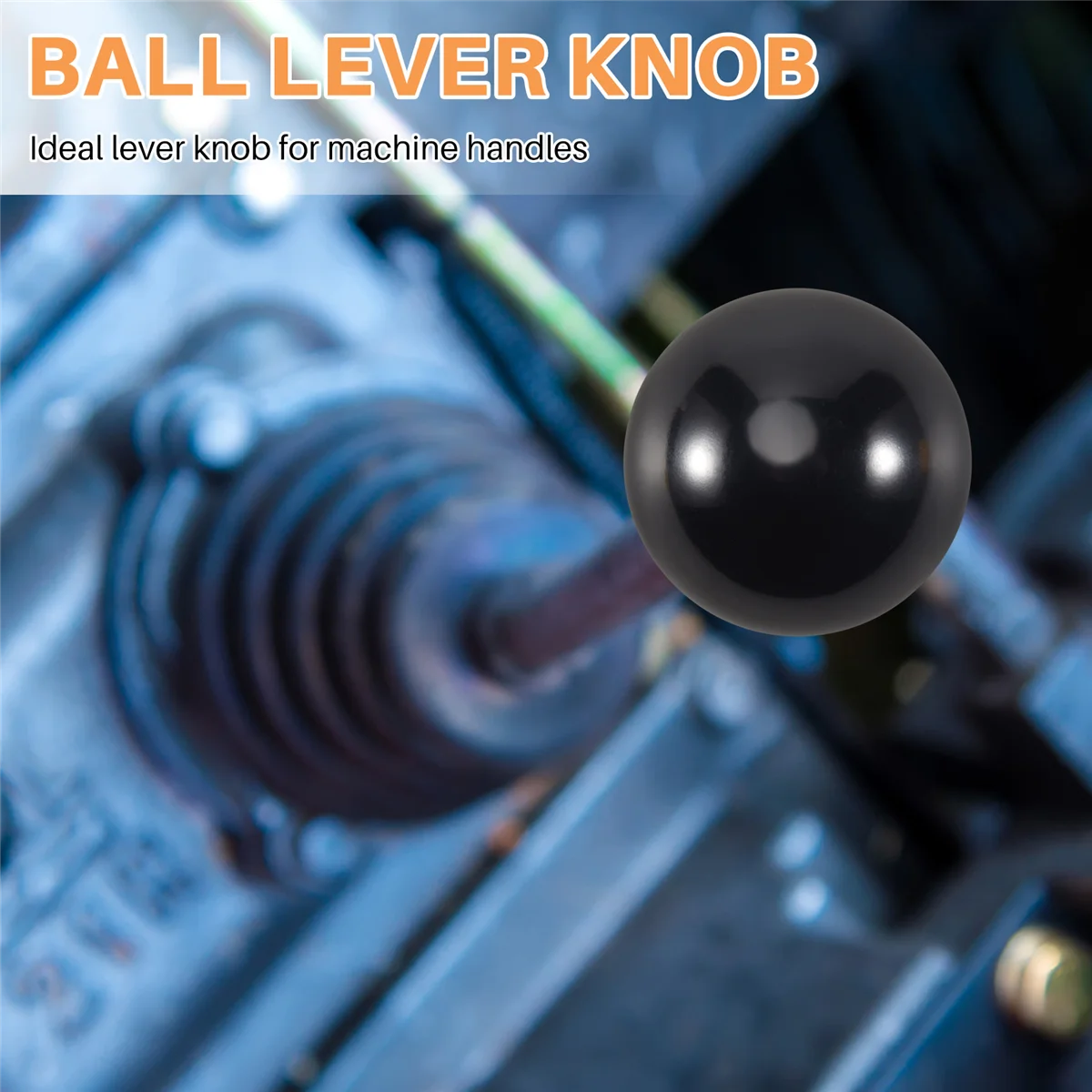 교체용 검정색 베이클라이트 직경 35mm 볼 레버 손잡이 XY