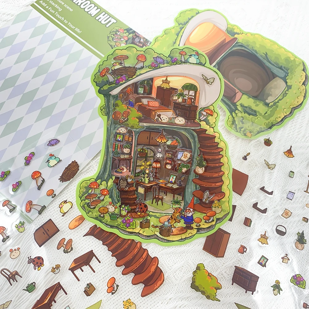 Cartoon Mushroom Hu… - image