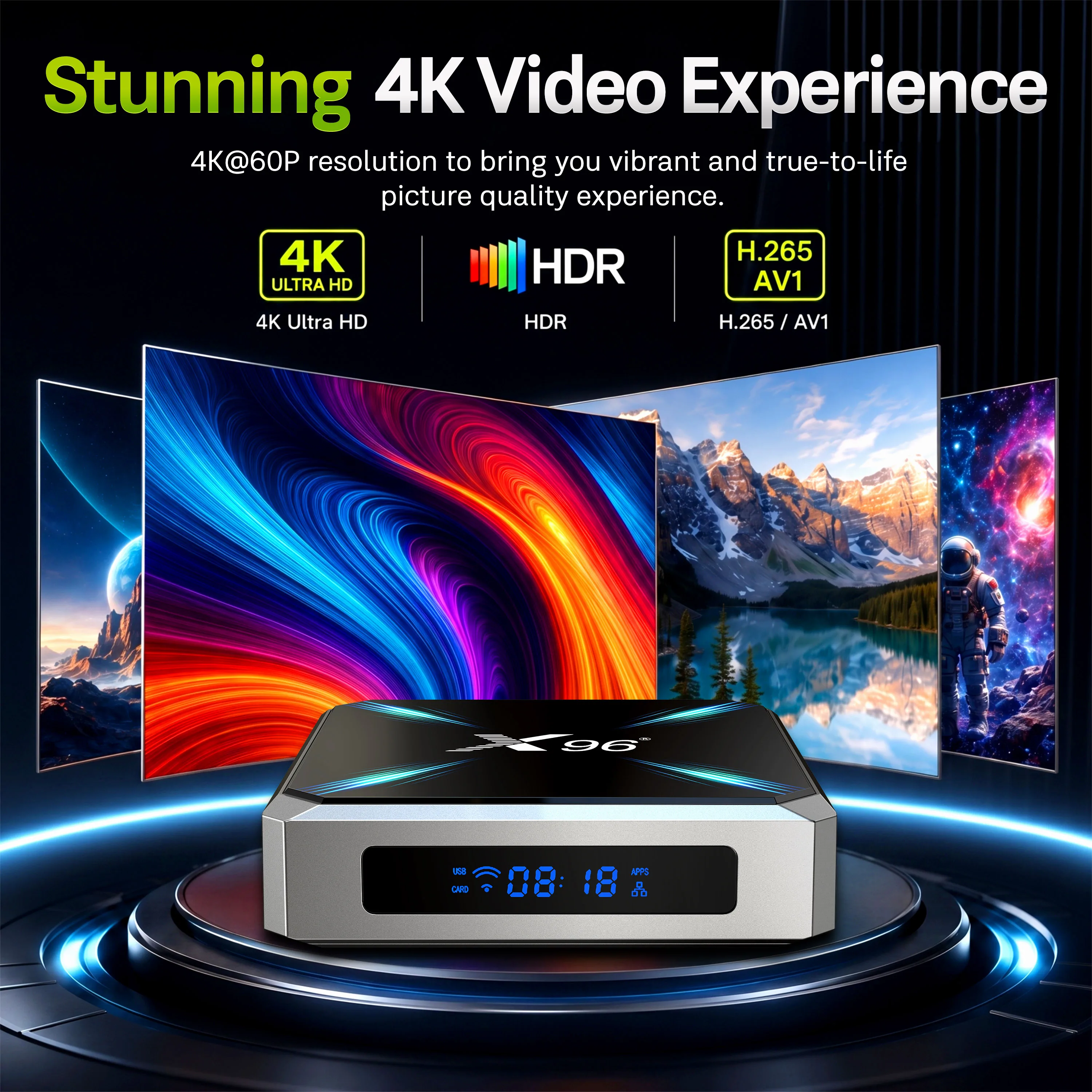 X96 Lite Android14 Wifi6 BT5.0 - Home Cinema Quad 评论和价格