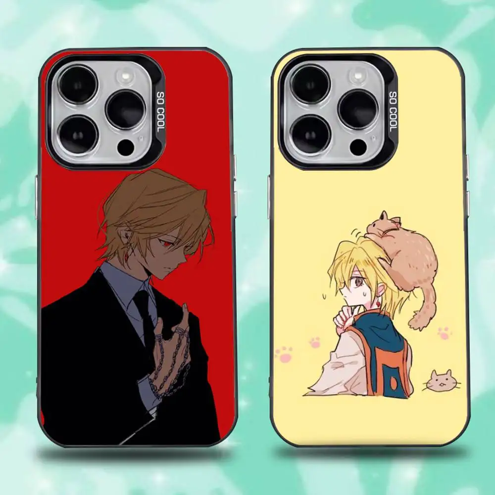 

Anime Kurapika Phone Case For iPhone 16,15,14,13,12,11,Mini,Pro,E,SE4,XS,MAX Black Candy Matte Cover