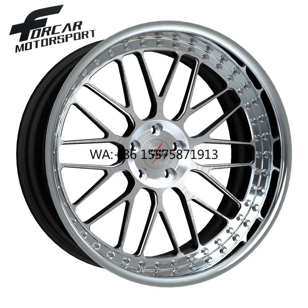 

Two-Piece Deep Dish Factory Custom Lightweight Worth Buying 16 17 18 19 20 21 22 23 24 Inch Alloy Forged Wheels Rims