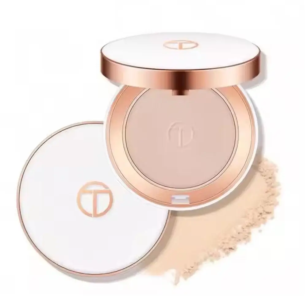 3 Colors Face Setting Powder Super Fine Powder Texture Oil-Control Matte Smooth Finish Concealer Makeup Pressed Powder