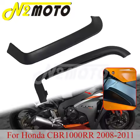 1Pairs Motorcycle Air Intake Rubber Tube Gasket For Honda CBR 1000RR CBR1000RR 2008-2011 Black Motorbike Duct Damper Cover Strip