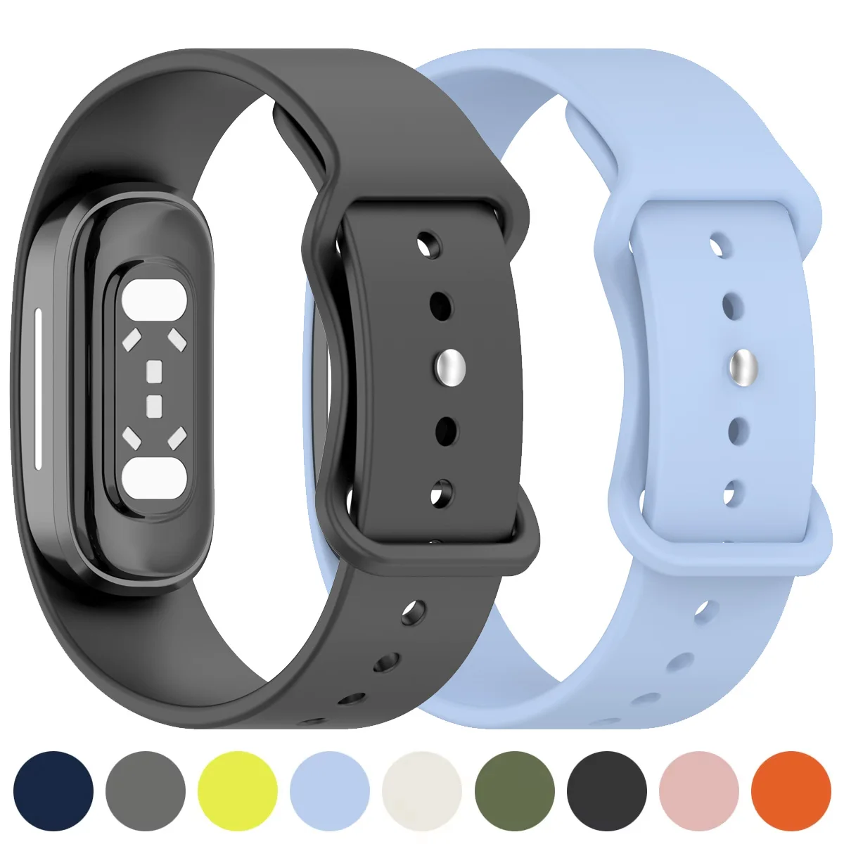 Soft Silicone Sports Strap for Hume Band 2.0 Waterproof Replacement Bracelet for Hume 2.0 Loop Correa Wristband Figure 8 Buckle