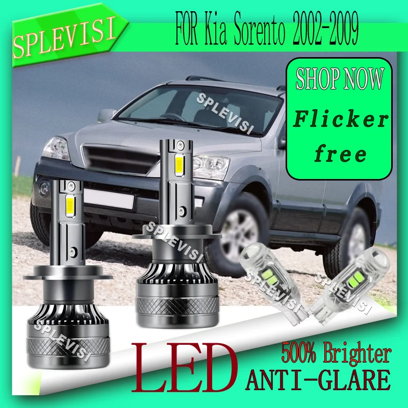 

Cooling Fan DC 12V/24V 200W 20000LM/Bulb Warranty 2 Year Low Beam Light For Kia Sorento 2002 2003 2004 2005 2006 2007 2008 2009