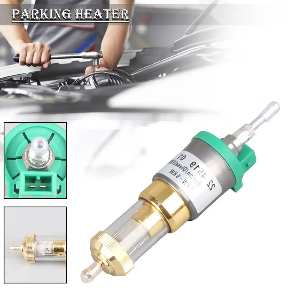 

Универсальный бесшумный топливный насос 12В 22мл, ультратихий насос для дизельного отопителя, для автомобильных воздушных обогревателей 1-5 кВт, импульсный дозирующий насос