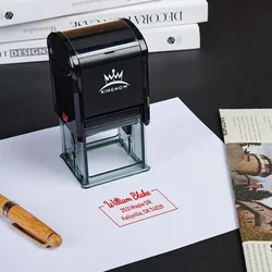 Personalized Self Inking Stamp Rubber Logo Clear Seal Stamp Custom Logo For Invitation Party Decoration Stamps or Scrapbooking