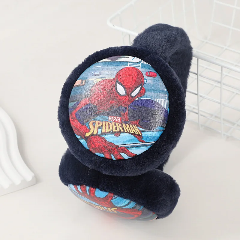 New Marvel children's ear muffs winter boys plush warm ear bags cute Spider-Man ears anti-freezing warm students ear covers