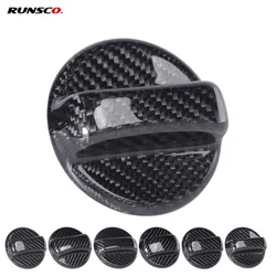 Real Carbon Fiber Fuel Tank Oil Gás Cap Tampa Para BMW Para Honda Para VW Oil Filler Cover