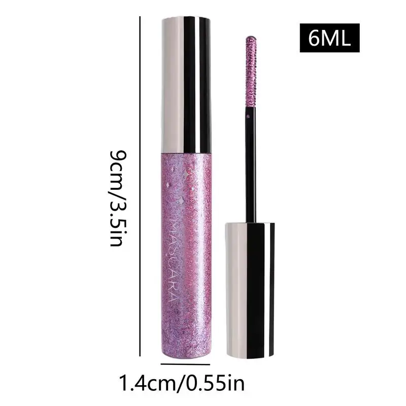 Liquid Mascara Waterproof Long Lasting Tubing Mascara For Cosplay Cosmetics Women Girls Eye Makeup Colorful Mascara