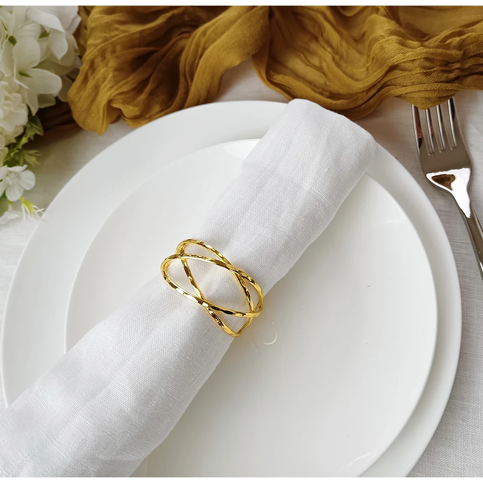 Linen Table Napkins Cloth Tea Cloth, 40x40cm Durable Towels for Dinning Party Wedding Decor