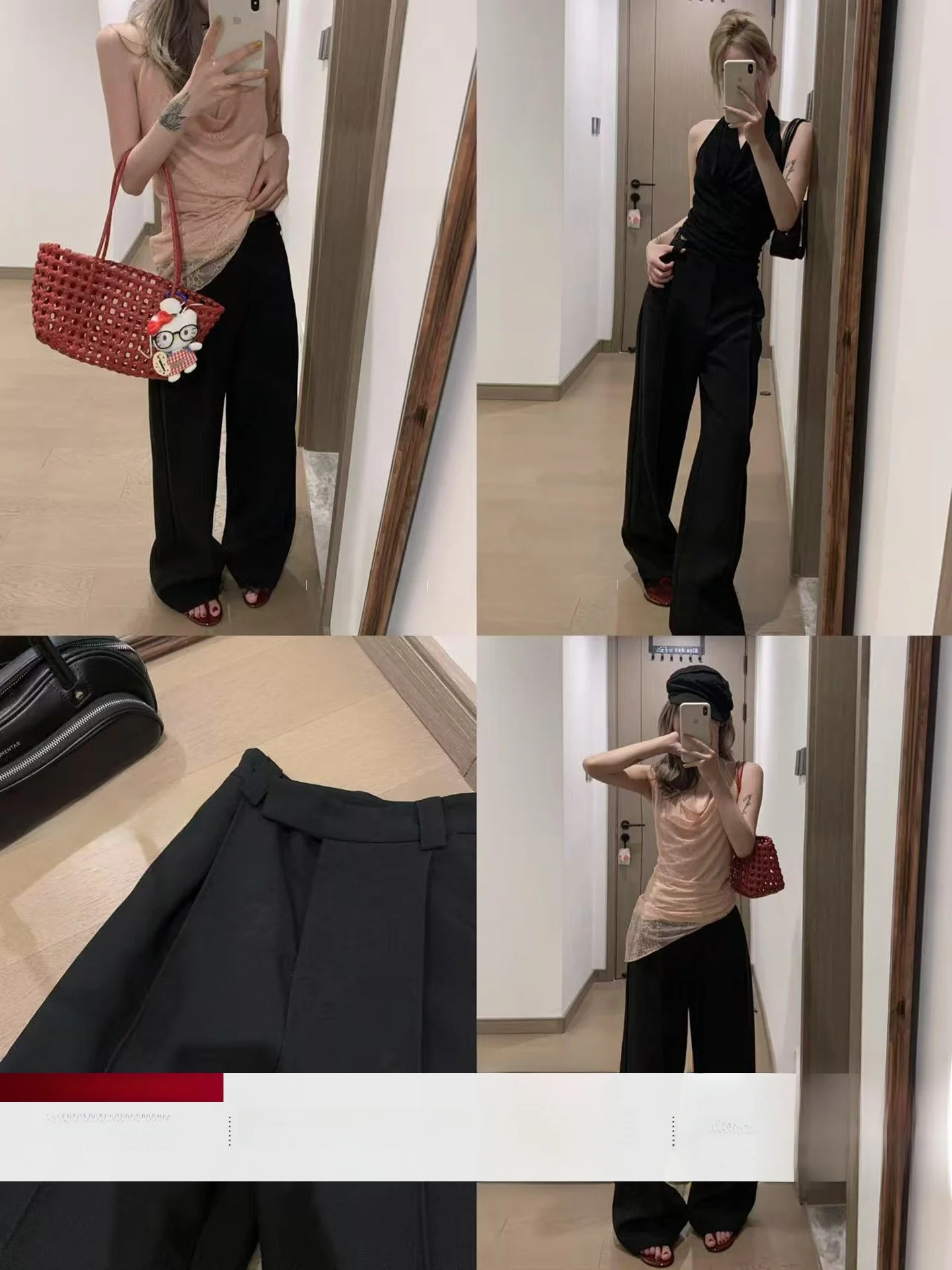 

LILI Miss повседневные широкие брюки с высокой талией, свободные женские универсальные утягивающие брюки длиной до пола, удобная смесь хлопка