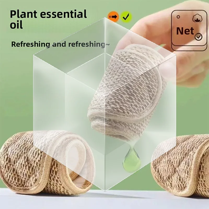 Herbal Odor Resistant Cotton Linen Insoles with Artemisia Argyi Breathable Support for Unisex Outdoor or Home Use