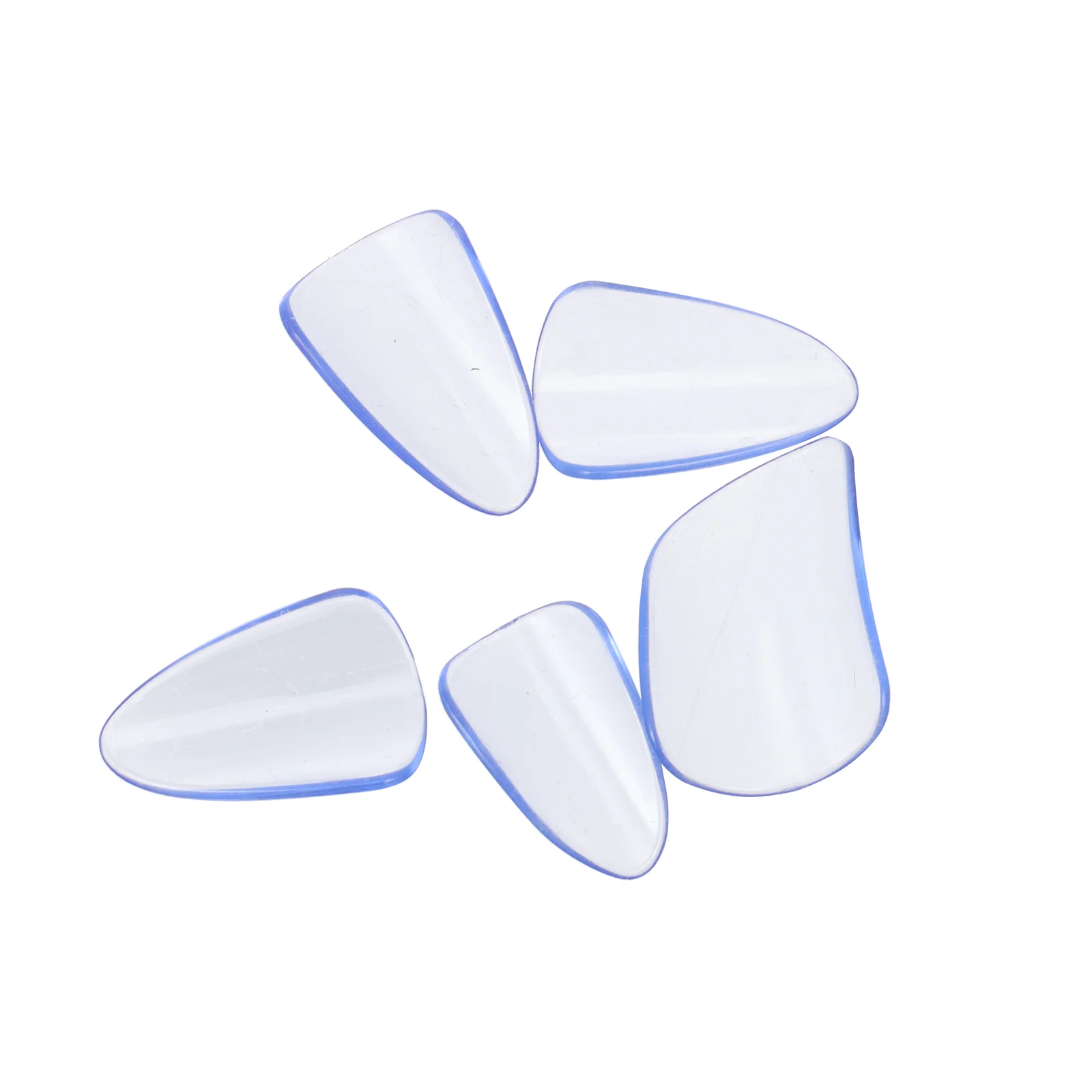 5 Pcs Aldult Pipa Nails Instruments Guitar Tuner Pedal Polycarbonate Musical Finger Protectors