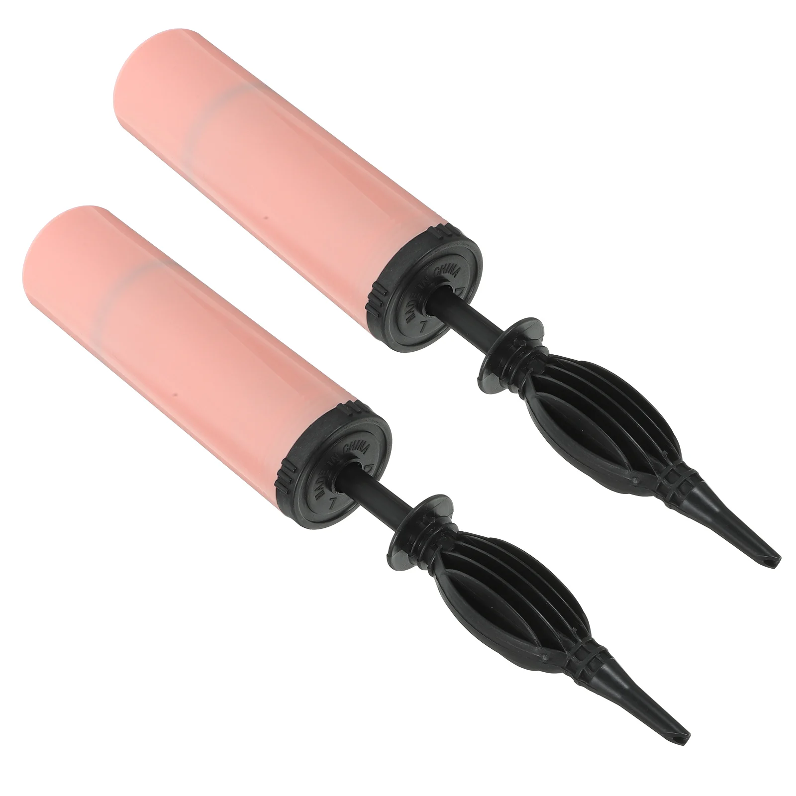 

2 Pcs Hand Push Inflator Pump for Inflatables Balloon Football Soccer Volleyball Premium Plastic Durable