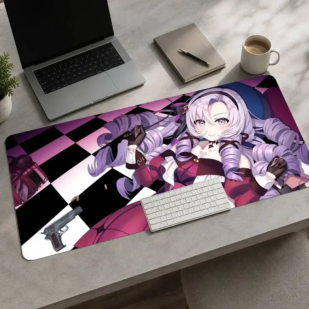 Hyakumantenbara Salome N-nijisanji Mousepad Non-slip Suitable For Office Computers Laptops E-sports Game Desk Mats XXL Keyboard
