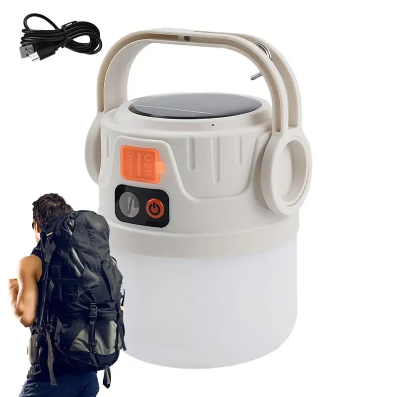 

Solar Camping Lights Tent Light For Outdoor Electric Lantern Rechargeable For Hiking Cycling Portable Fishing Lamp