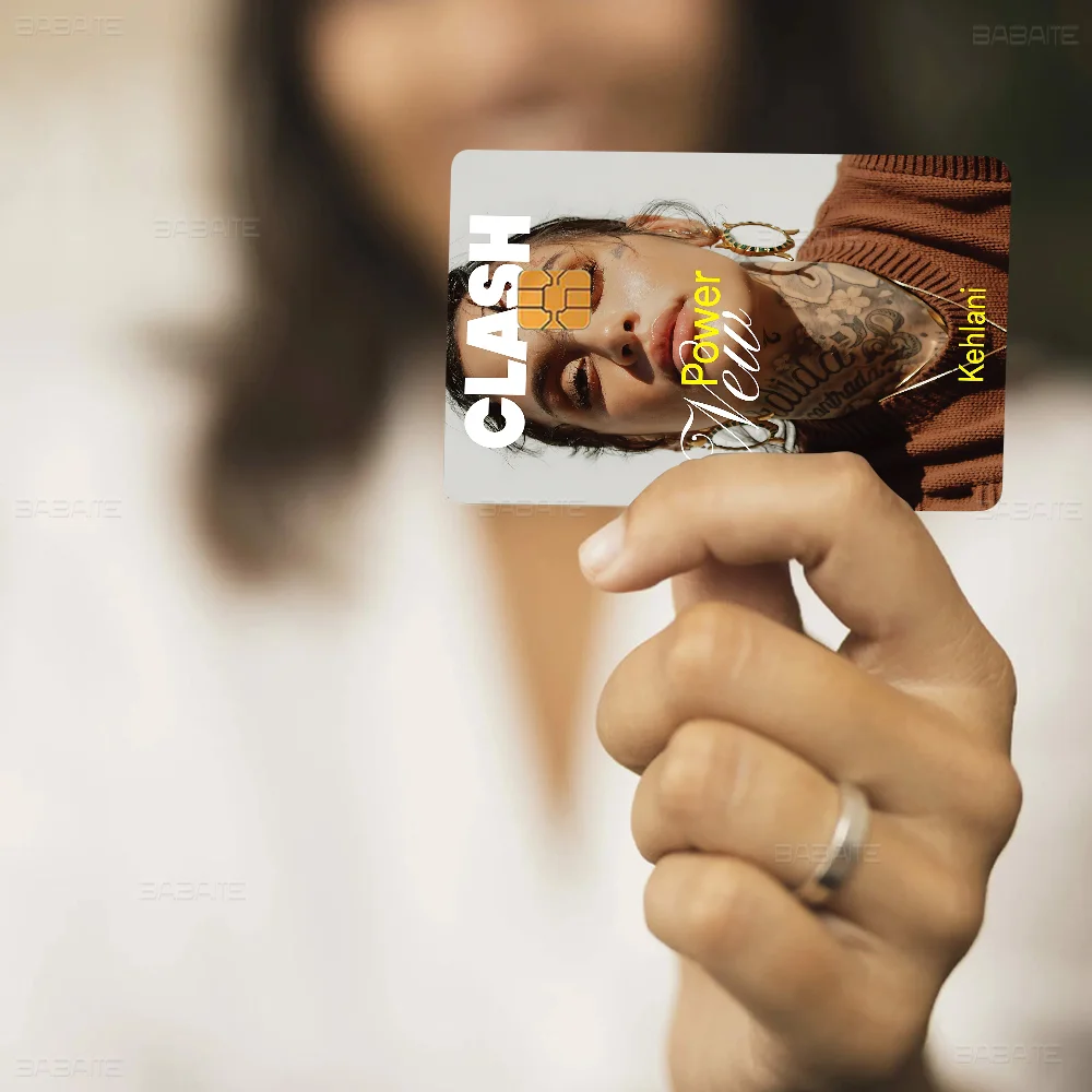 K-Kehlani Singer Anime Cartoon Sticker Film Skin For Credit Card Debit Bank Bus Card