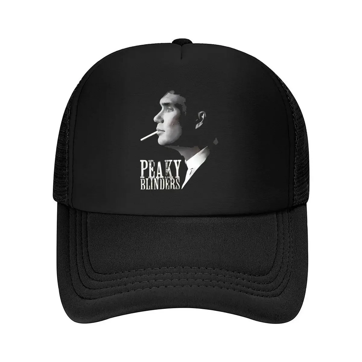 New Portrait - themed Art 'PRAXY' with Smoking Figure for Artistic  cultural Design Mesh Baseball Cap