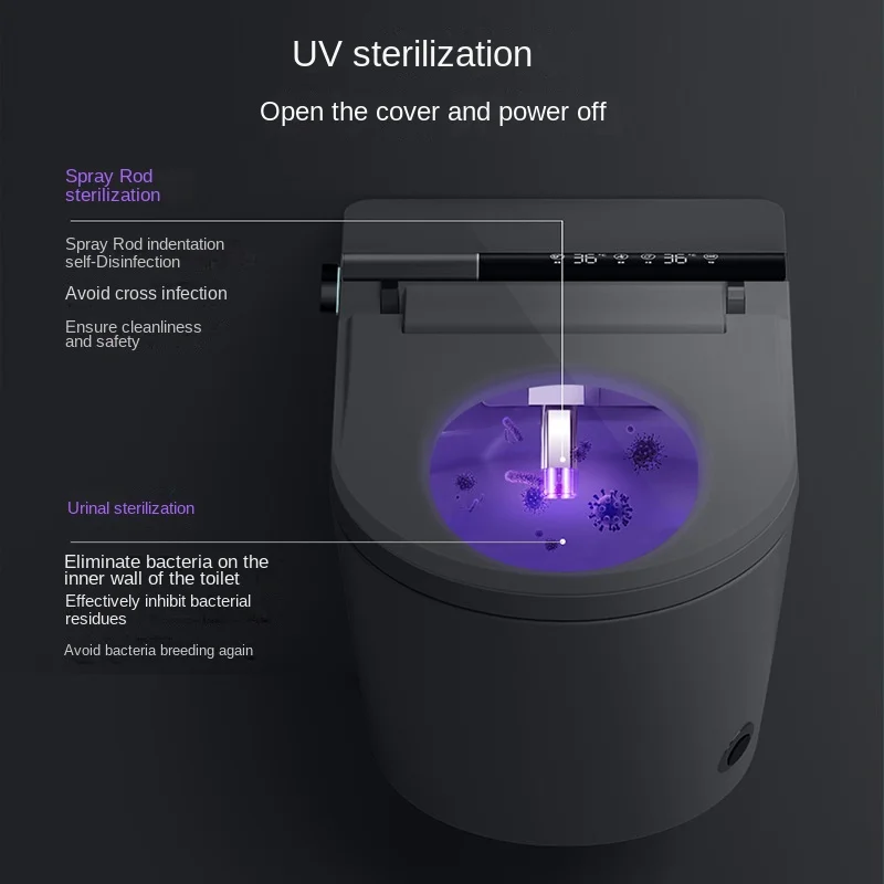 

Умный настенный унитаз, полностью автоматический настенный унитаз с откидной крышкой, подвесной скрытый резервуар для воды