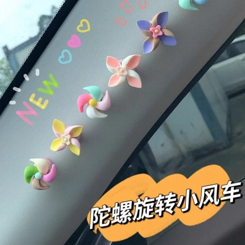 Rotating Spinning Top Ornament Vehicle Console Interior Decor Accessory Female User Groups
