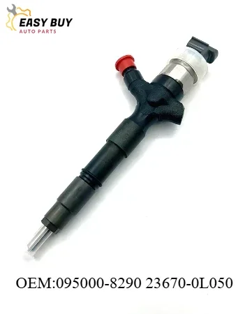 095000-8290 23670-0L050 1KD Common Rail Diesel Fuel Injector 23670 0L050 236700L050 For DENSO TOYOTA Hilux 1KD-FTV 3.0L