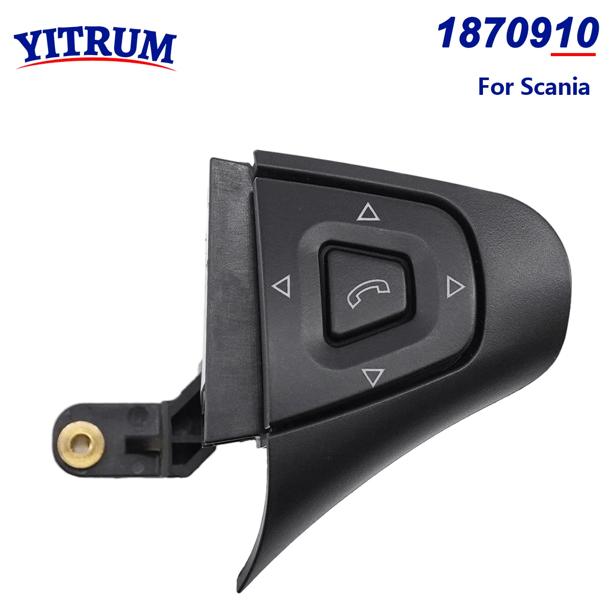 YITRUM 1870910 For SCANIA P G R T Series For SCANIA F K N Serie 2004- Truck Steering Wheel Switch Menus Button Knob 5Pins