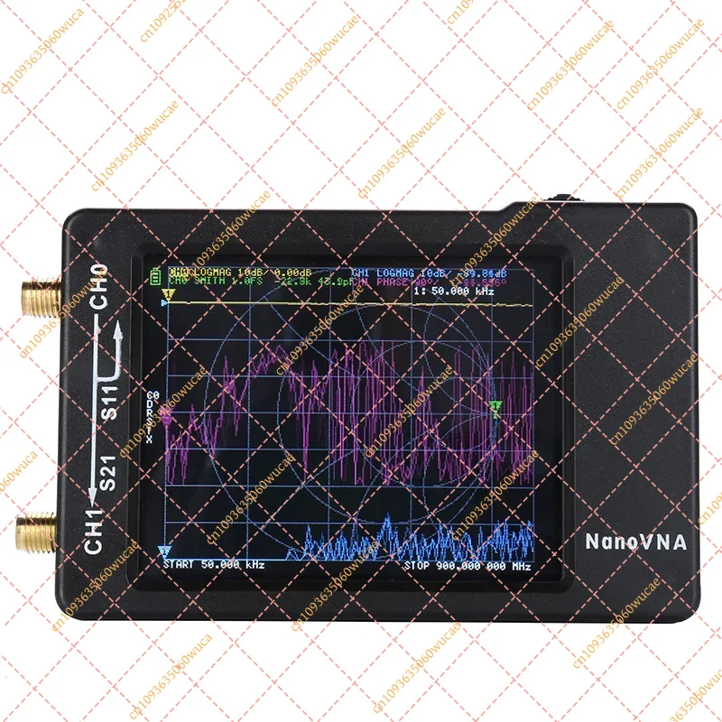 NanoVNA-H 1.5GHz Vector Network Analyzer | HF/VHF/UHF Antenna Tester with SD Card Slot & Spectrum Function
