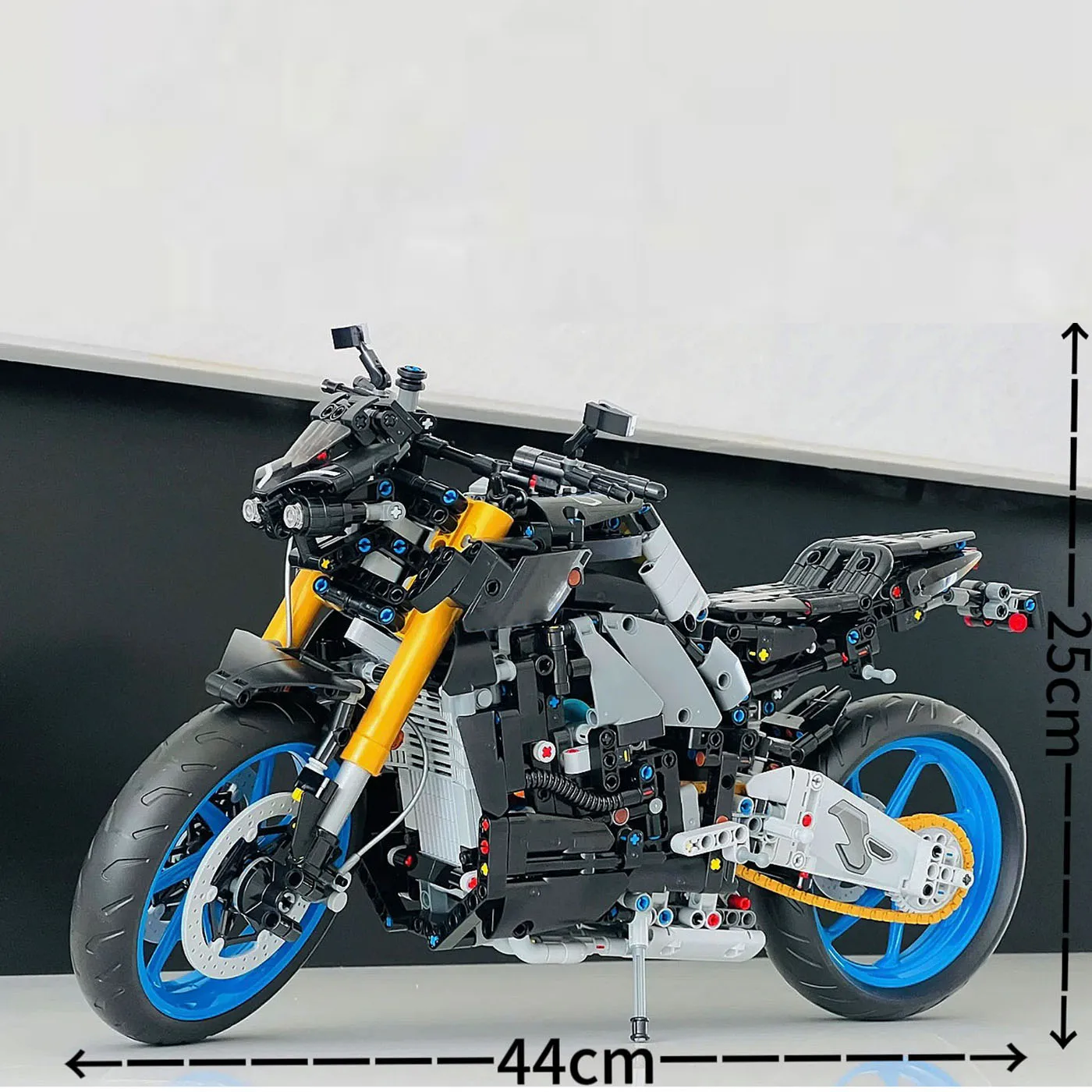 1478 قطعة التقنية MT-10 SP MOC 42159 سباق الدراجات النارية اللبنات عدة ، سرعة نموذج الطوب اللعب والهدايا للأطفال