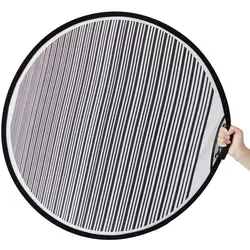 80cm Circular Striped Flexible Foldable Portable Designed PDR Lined Light Reflector Board Round Dent Panel for Car Vehicle