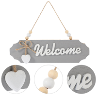 Double Sided Store Sign Retro Decor Front Door Decorations Outdoor Tips for Office Porch Personalised Signs Home Wood Welcome