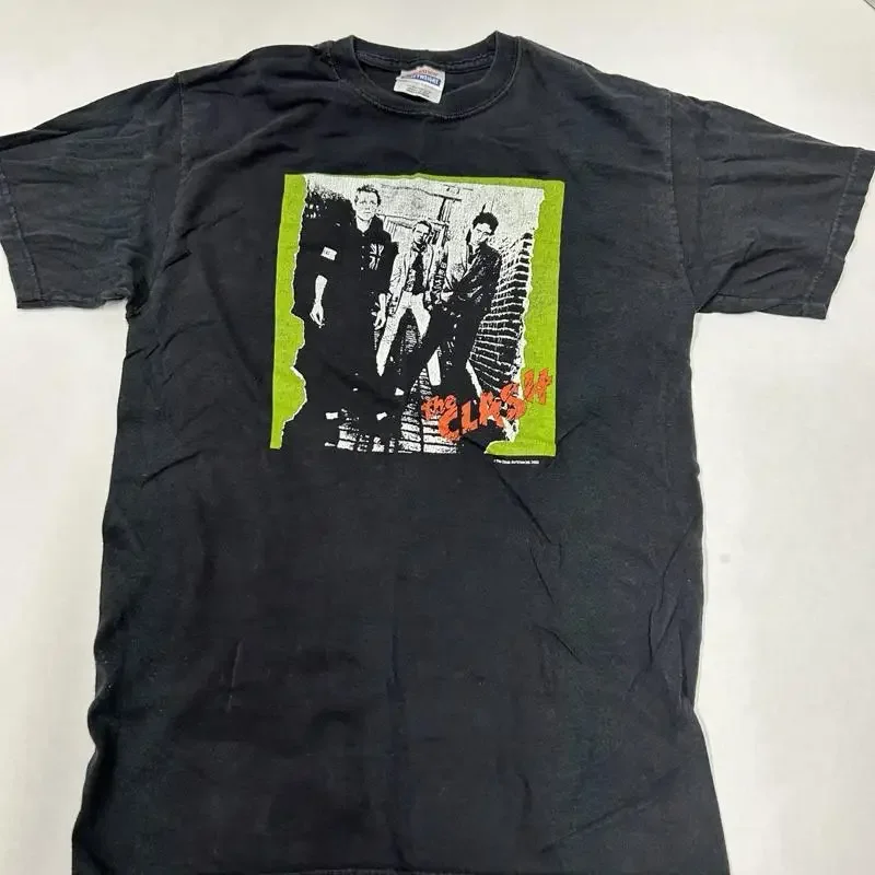 Vintage The Clash Shirt Joe Strummer Rock Black Small VTG