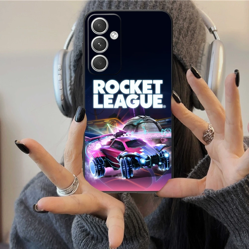 Cool Rocket League Mobile Cell Phone Case for Samsung Galaxy S24 S23 S22 S21 S20 S10 S9 Plus FE Ultra Lite Black Cover Shell