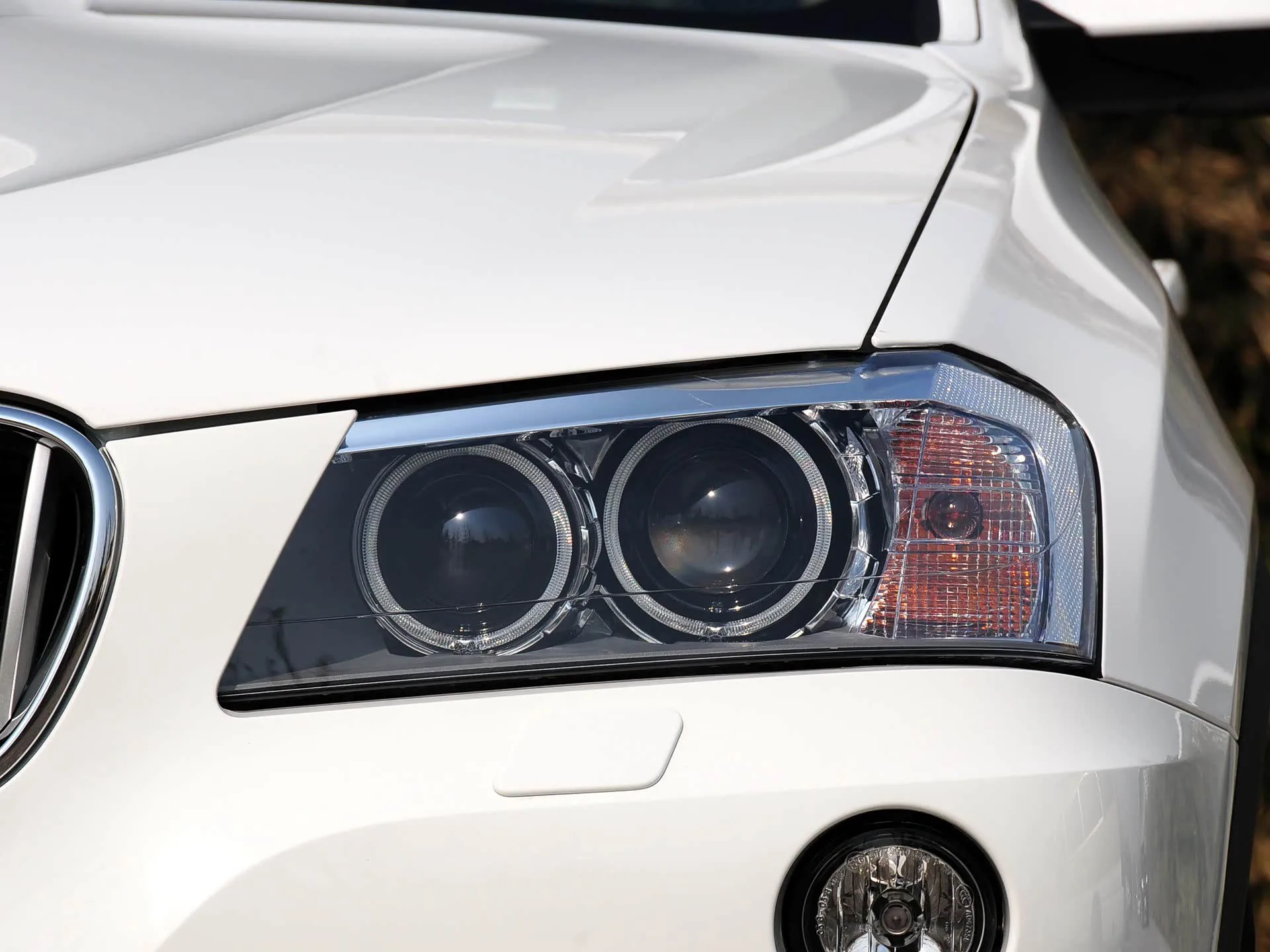 لسيارات BMW X3 F25 2011 2012 2013 غطاء المصباح الأمامي كشافات غطاء المصباح شفافة عاكس الضوء عدسة شبكي غطاء المصباح