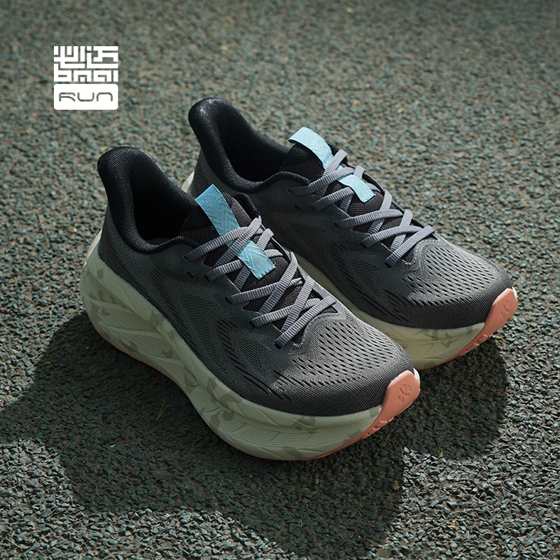 

BMAI 10km Running Shoes Man High Quality Breathable Gym Jogging Sneakers for Men Lace-up Mens Trainers Casual Sports Sneaker