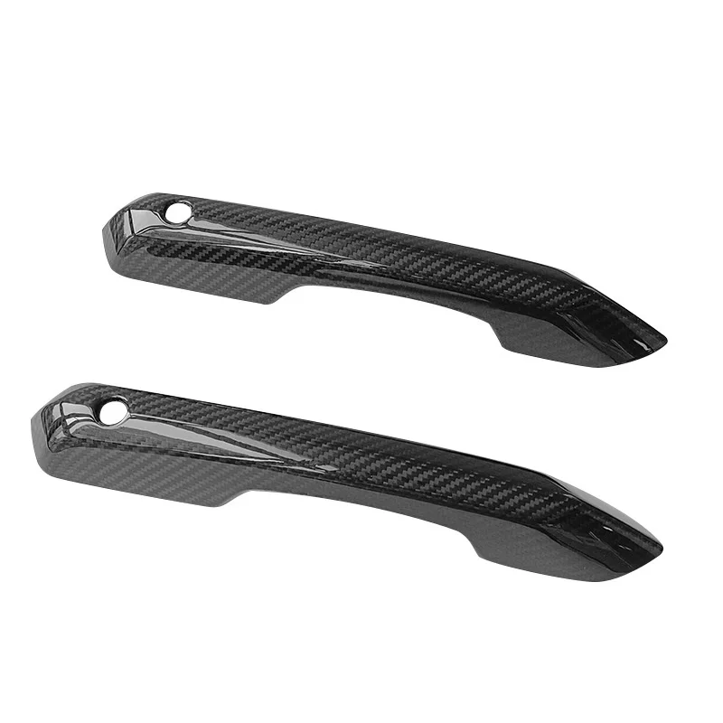 

Подходит для Ford Mustang, крышка ручки, наклейка на ручку, сухое углеродное волокно, один комплект для обновления.