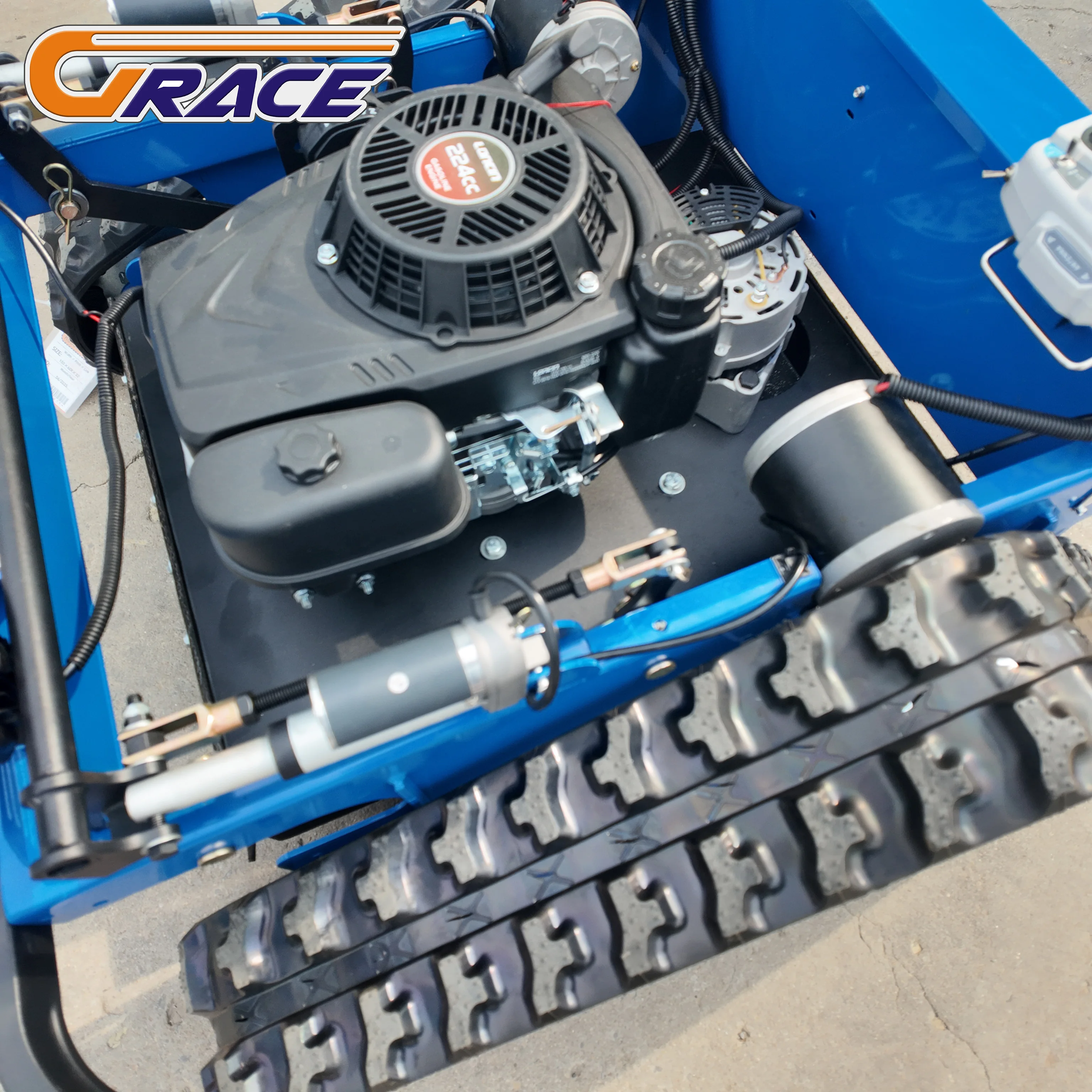 الجملة تصميم جديد الكهربائية التحكم عن بعد جزازة العشب المهنية الصف الزاحف جزازة العشب استخدام حديقة المنزل