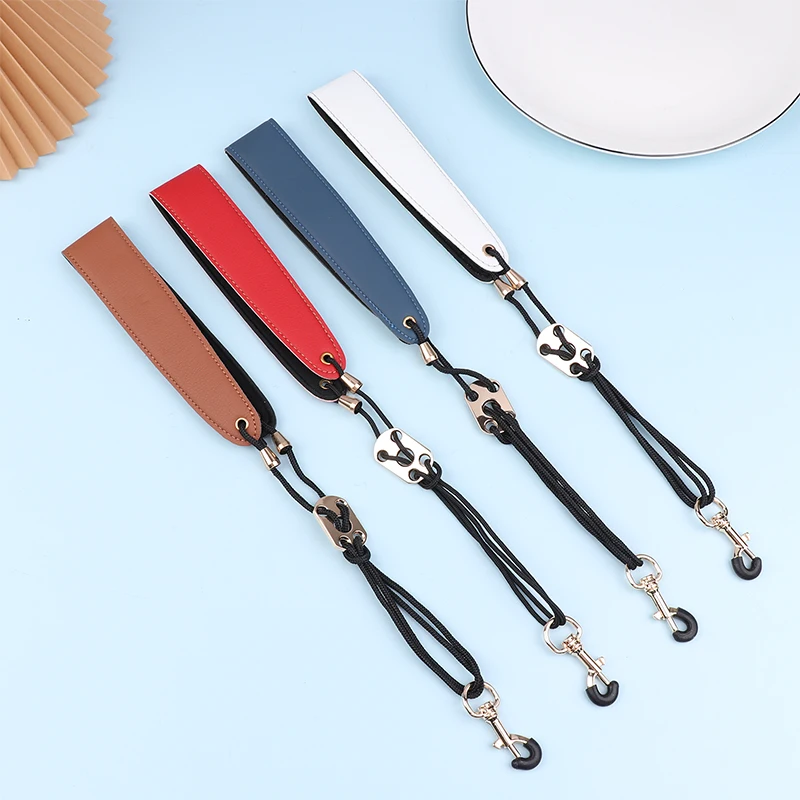 Saxophone Strap Neck Leather Strap Saxophone Lanyard For Adult Children Soprano Tenor Alto Baritone Sax Musical Instrument