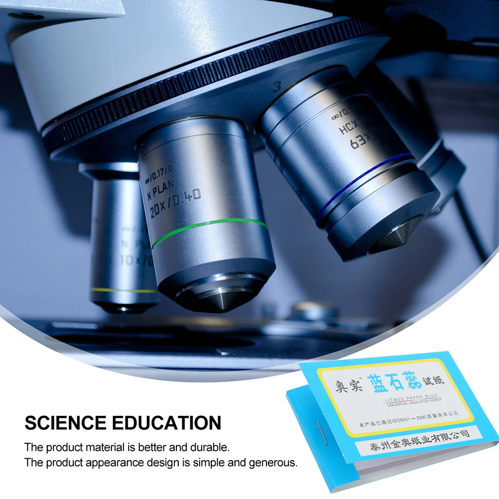 

6 Packs Tester for Chemistry Experiment Blue Litmus Paper PH Litmus Paper Indicator Strips Acid Acid Tester Substance