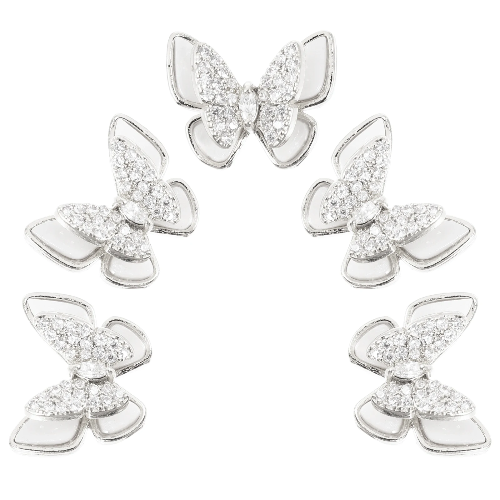 

5Pcs Nail Art Studs Girl DIY Manicure Accessories Exquisite Decor for Stage Performance Night Out Nail Studs Manicure Stickers