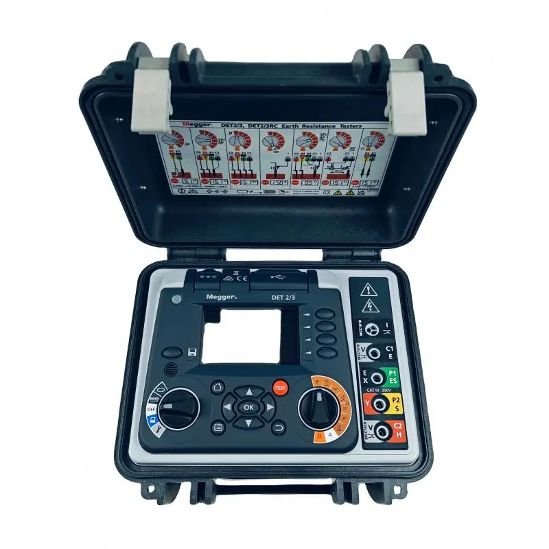 

DET2/3 Earth Tester Kit 50M Instrument for Measuring & Analysis
