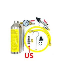 Automotive Air Conditioning Cleaning canister cleaning bottle A/C system flush SET JP EU US