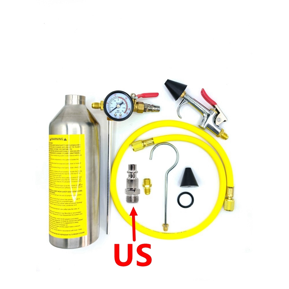  Automotive Air Conditioning Cleaning canister cleaning bottle A/C system flush SET JP EU US 