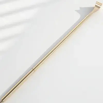 

Скребок для спины, металлические ручные скребки для спины, массажный инструмент, эргономичный круглый стержень для снятия зуда, портативный, для путешествий, домашнего использования