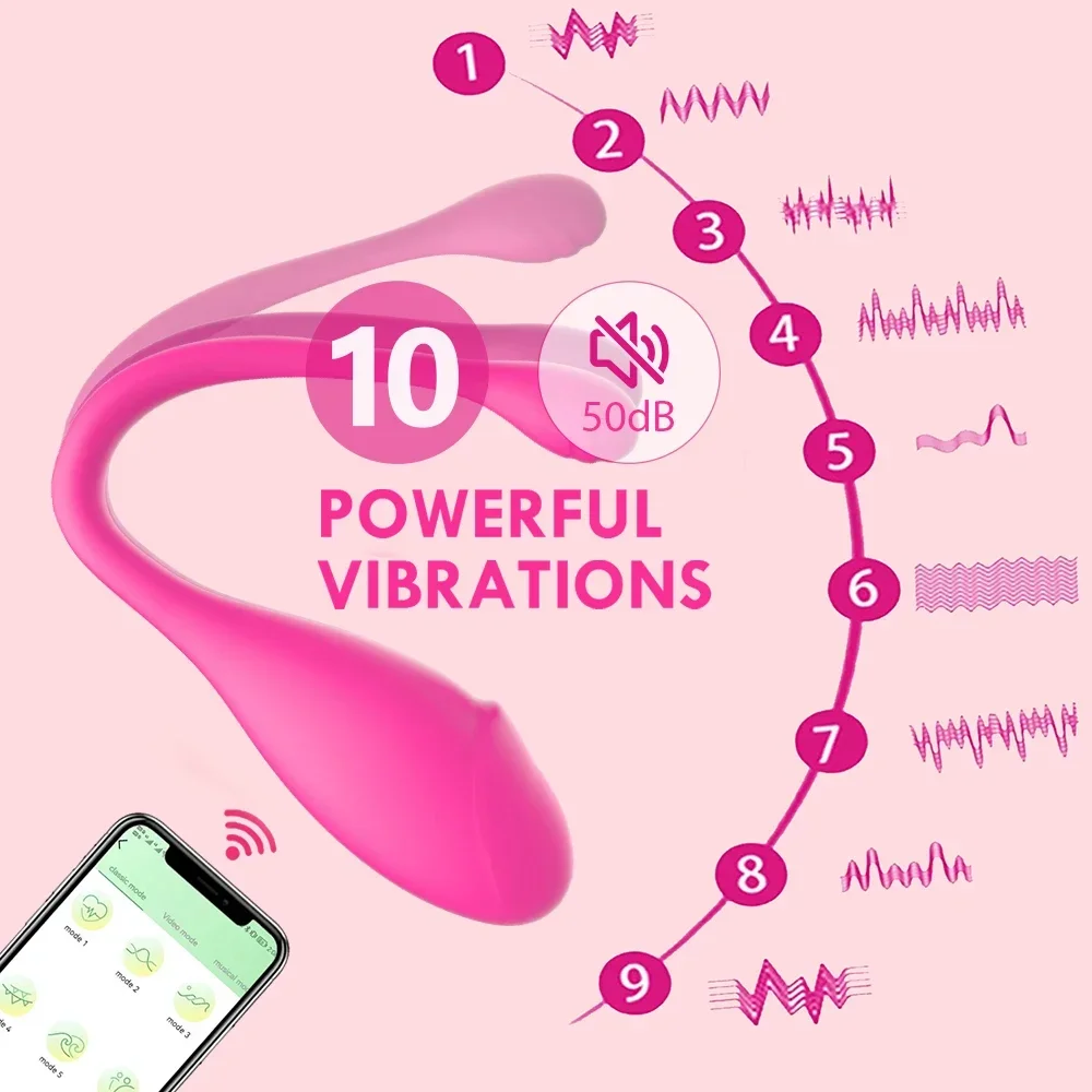 ไร้สายบลูทูธ APP Vibrator หญิงรีโมทคอนโทรลไข่ Clitoris Stimulator G Spot Massager ของเล่นสําหรับผู้หญิงผู้ใหญ่กางเกง