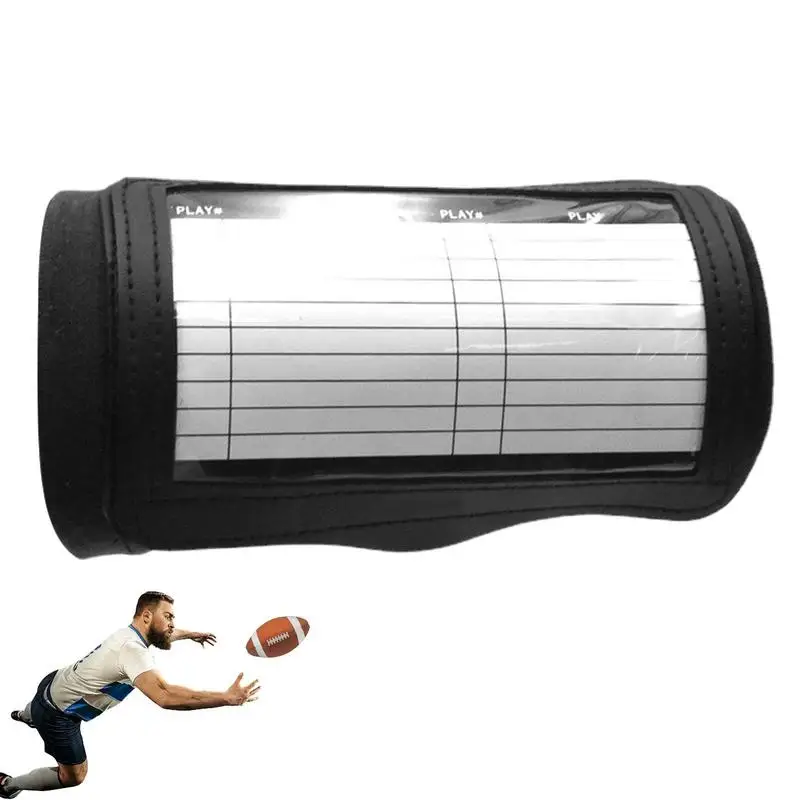 Football Play Wristbands Wrist Coaches Quarterback Play Wristband Football Armband Playbook Playbook Wristband For Quarterback