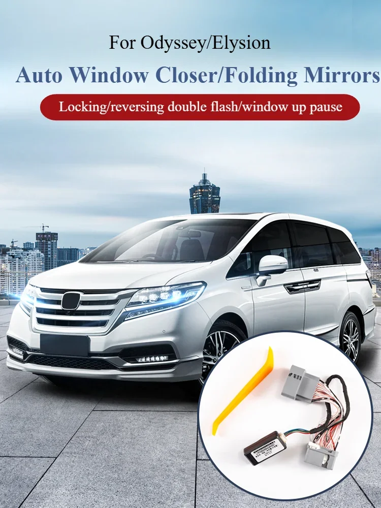 For 15-24 Odyssey automatic window lifter 2022 Elysion close the window reverse mirror folding double flash car modification