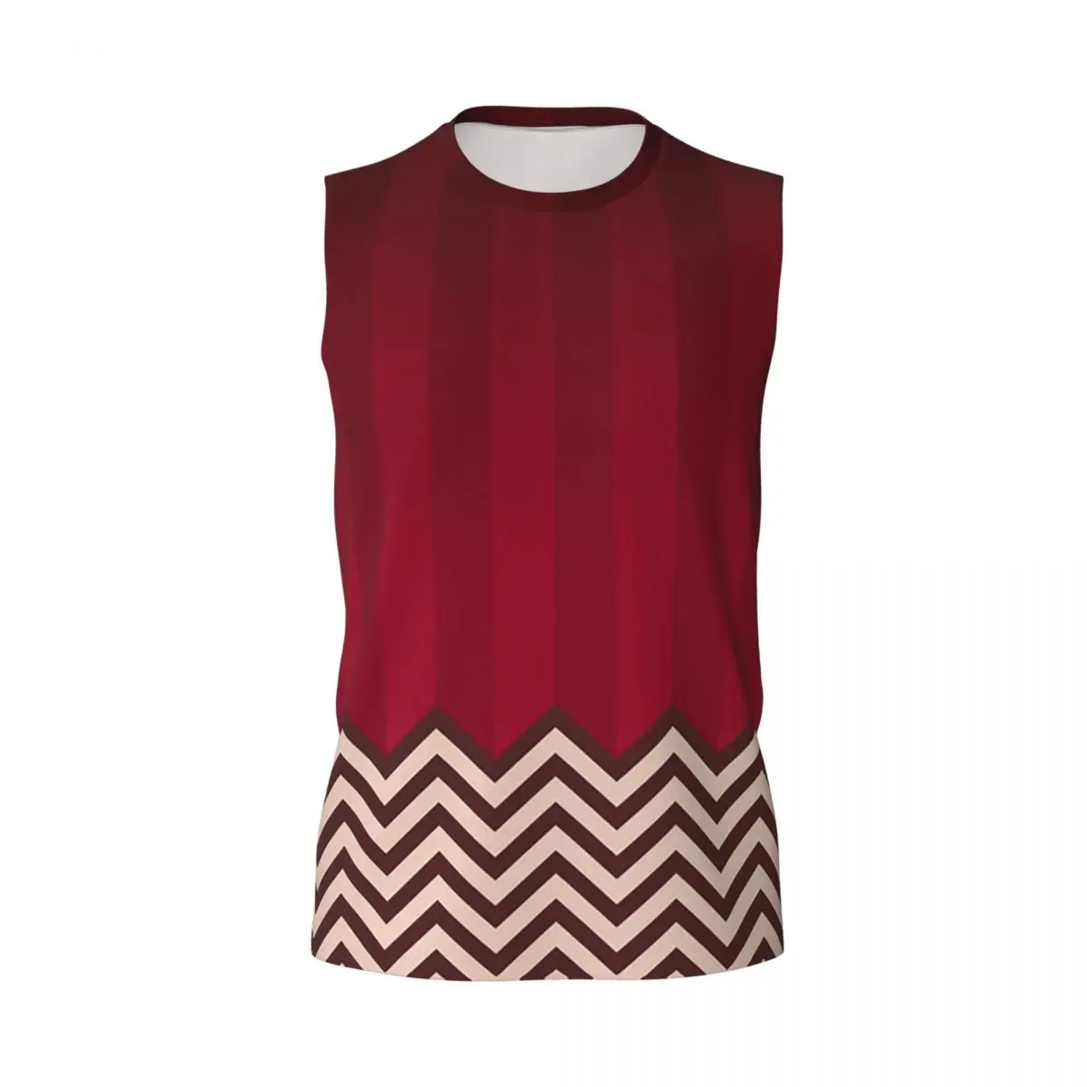 Twin Peaks Red Room Men Printed Sleeveless T-shirt Casual Hip Hop Street Style Beach Holiday Tank Tops